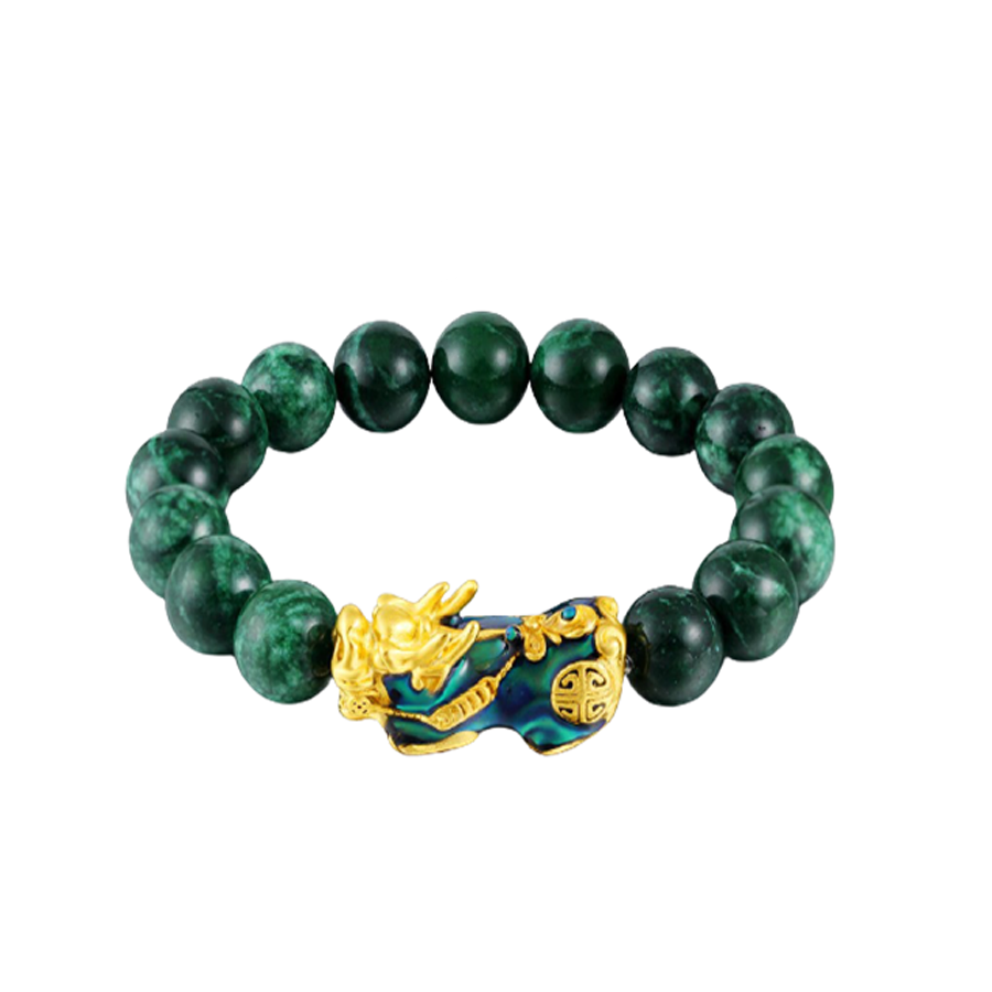 GREEN JADE PI XIU LUCK & ABUNDANCE BRACELET – Tibetan Healing