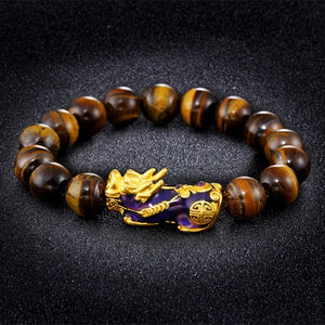 
                  
                    Natural Tiger EyePixiu Protection and Wealth Bracelet
                  
                