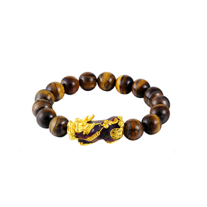 
                  
                    Natural Tiger EyePixiu Protection and Wealth Bracelet
                  
                