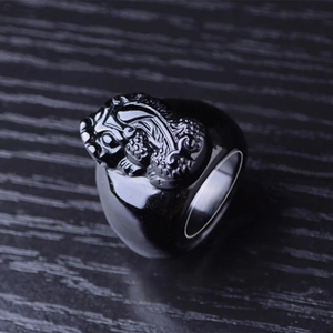 
                  
                    Pi Yao Obsidian Wealth & Protection Ring
                  
                